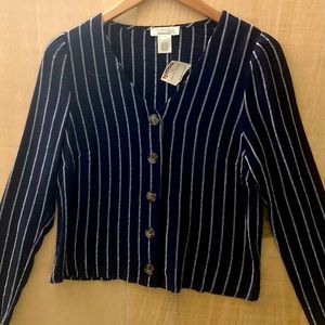 URBAN ROMANTICS ▪️ Long Sleeve Striped Button Down